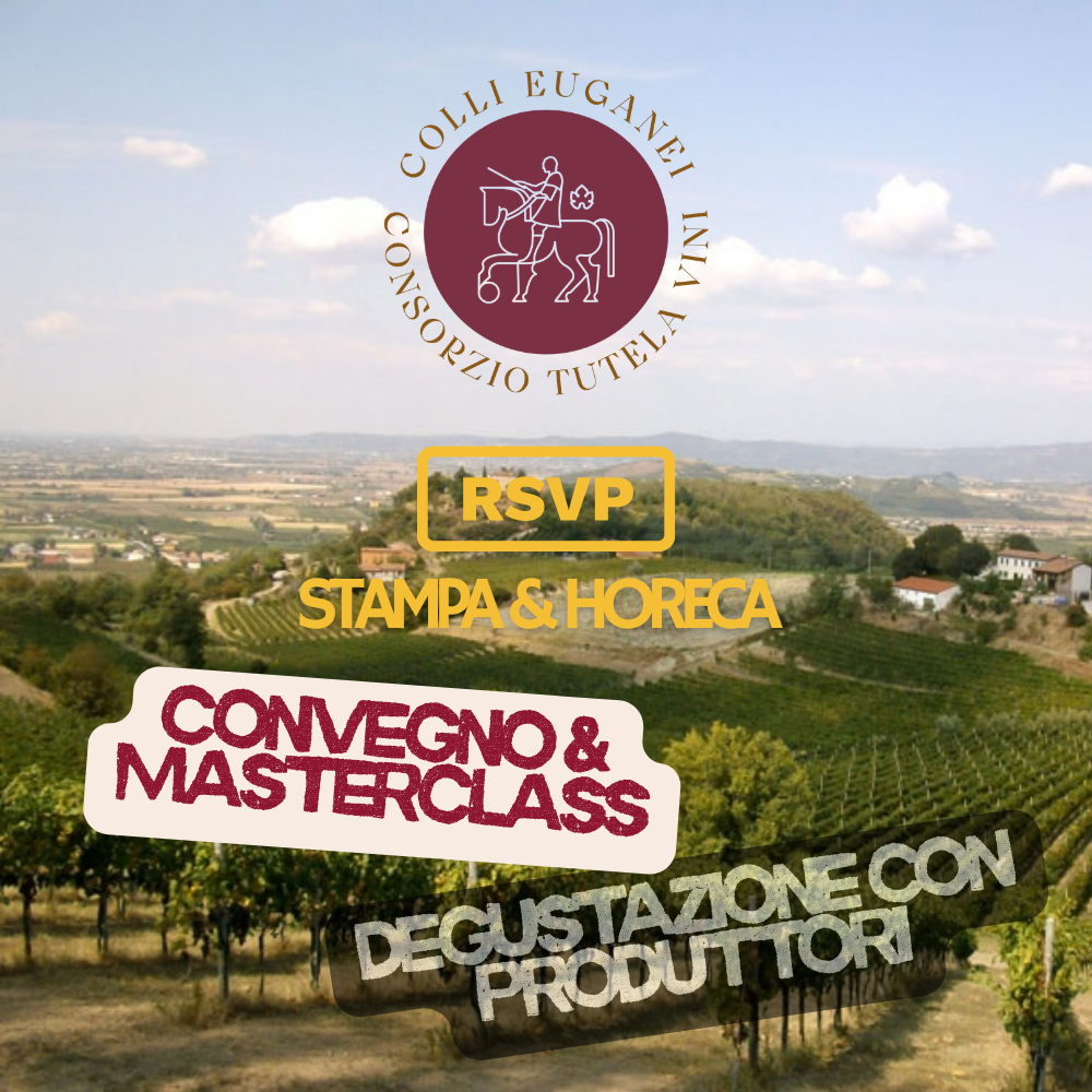 Colli Euganei DOC: degustazione vini e prodotti del territorio Horeca e Stampa – 4 Novembre 2026